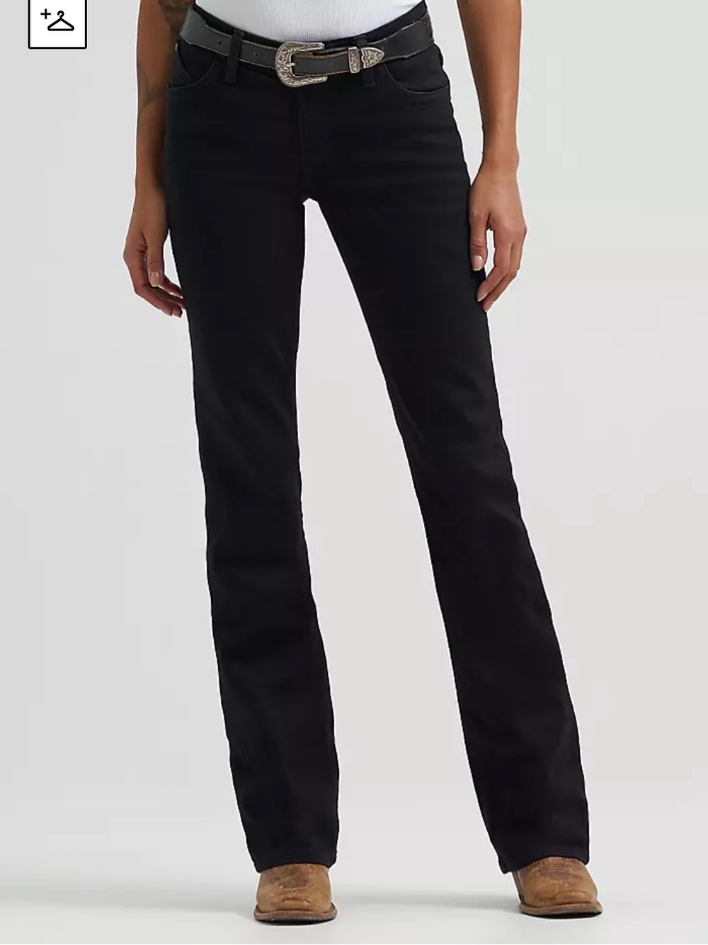 Wrangler Women's Boot Cut black Jeans Willow size 30 x 38